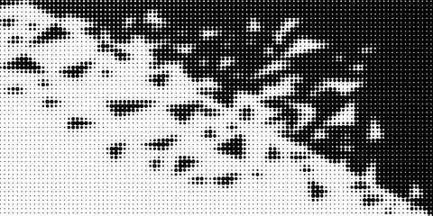 Fototapeta premium Vector halftone pattern effect texture