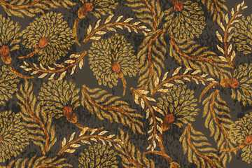 seamless floral motif 