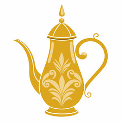 teapot on a white background