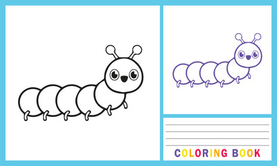 coloring sketch designs for kids cute and simple pictures
