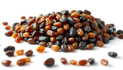 Obraz premium Harvesting dried raisins from grapes farm food photography natural light close-up nutrition