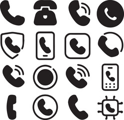 Ultimate Phone Icon Set – Sleek, Versatile & Customizable.