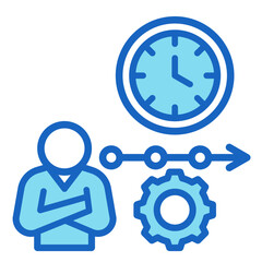 Leadership Timeline  Icon Element For Design