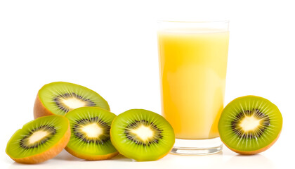 Refreshing kiwi juice recipe kitchen beverage bright close-up healthy living