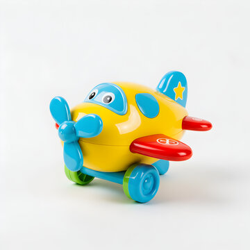 Yellow Toy Airplane: Kids Plane