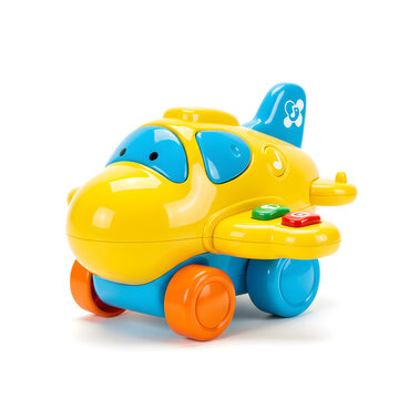 Cute Yellow Toy Airplane