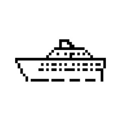 pixel ship