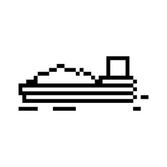pixel coal ship