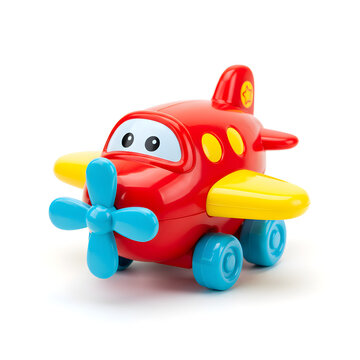 Cute Red Toy Airplane