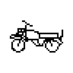pixel motorbike