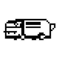 pixel trash dumbtruck