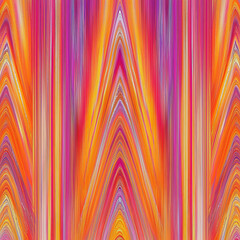 Abstract Warm Hues Chevron Stripes