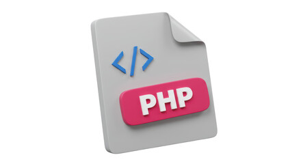 Isolated PHP File Icon