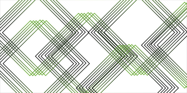 Abstract background with green & gray square shapes.Seamless pattern on white background. modern Creative Design use for book, notebook and calendar covers.