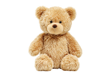 Obraz premium Adorable light brown teddy bear plush toy