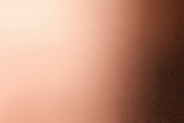 Fototapeta premium Smooth, metallic surface with warm copper tone, reflecting light softly and creating subtle gradient effect. This evokes sense