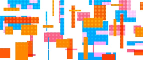 layered abstract background with halftone texture