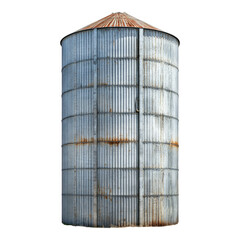 Rural Grain Storage Container on transparent background