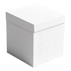 Single Box Mockup on transparent background