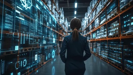 Data driven warehouse management with digital interface integration system - Powered by Adobe