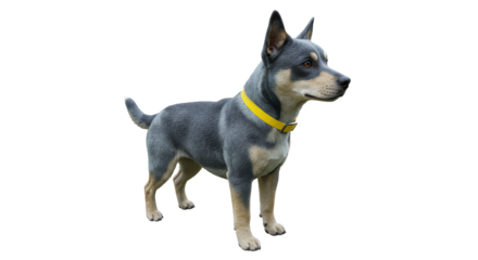 Isolated Australian Cattle Dog