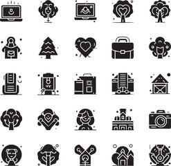 Bold & Modern Vector Icons Art & Illustration. 
