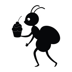 fire-ant-carrying-a-sweet-on-white