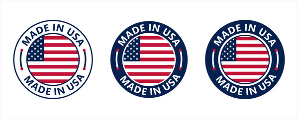 Usa stamp baij sign, symbol, vector.