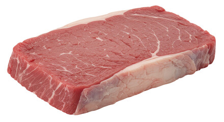 Isolated Raw Beef Steak