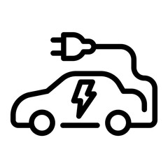 electric car icon