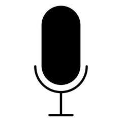 Microphone vector Icon, variant microphone icon, Podcast microphone vector for web and mobile icons, vector illustration.