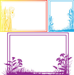 Frames Design Collection Sets Elegant Borders & Decorative Outlines for Creatives