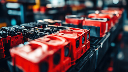 Used batteries. Electronic waste to be disposed.