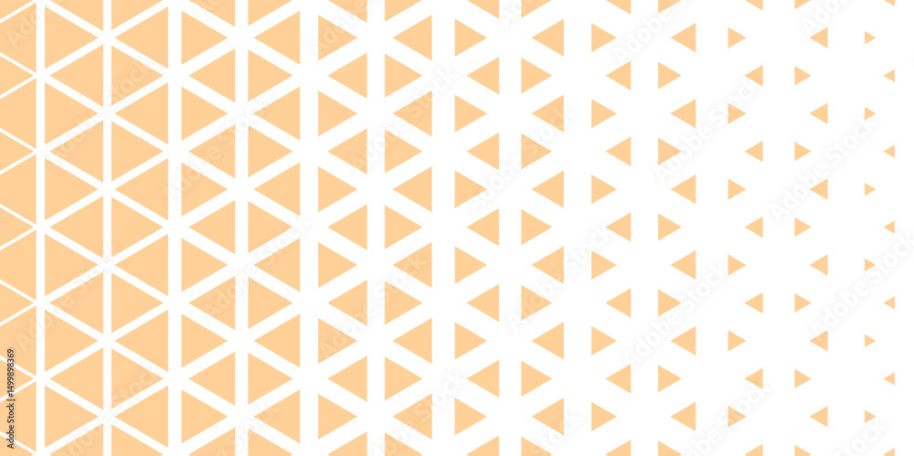 Wall mural abstract hexagonal pattern background. degraded border for design prints.fade halftones wallpaper. f