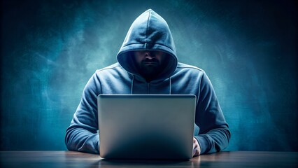 hacker with laptop