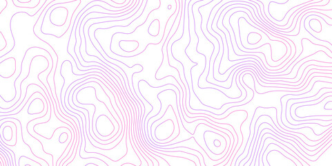Fototapeta premium Abstract Topographic Contour Lines. Seamless Abstract Topographic Map Background. Gradient Contour Lines