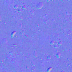 Seamless Autumn Forest Floor Texture with Dry Leaves and Soil – Tileable Normal Map

