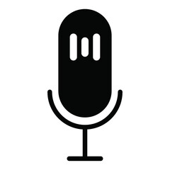 Microphone vector Icon, variant microphone icon, Podcast microphone vector for web and mobile icons, vector illustration.