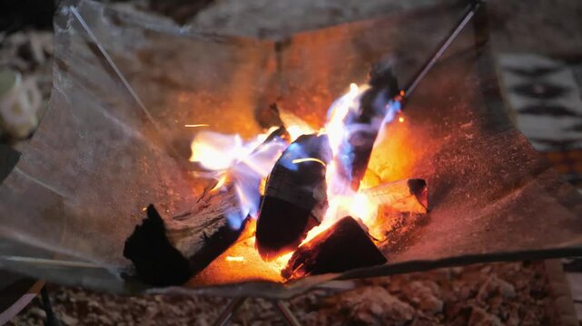 A glowing Campfire Night KSA