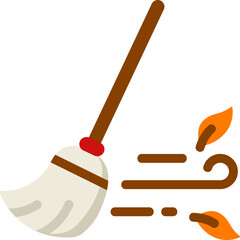 Broom Flat Icon
