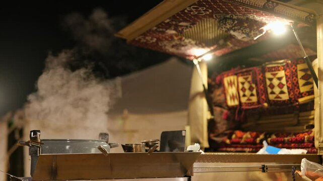 Desert Camp Kitchen Setup KSA