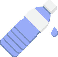 Water Bottle Flat Icon