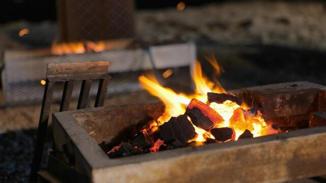 A glowing Campfire Night KSA