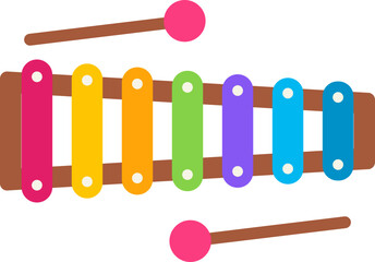 Xylophone Flat Icon