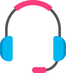 Gaming Headphone Flat Icon