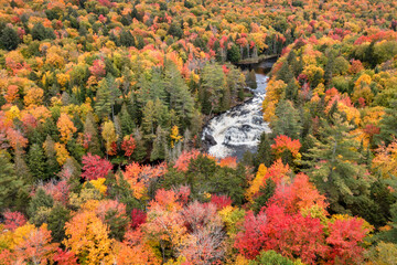 Buttermilk Falls Aerial View