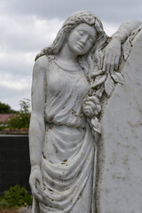 Fototapeta premium trauerstatue