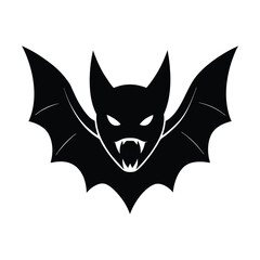 black and white bat