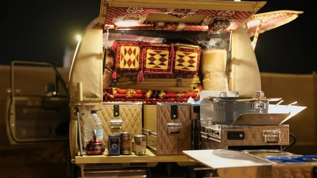 Desert Camp Kitchen Setup KSA