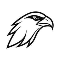  silhouette-falcon-head